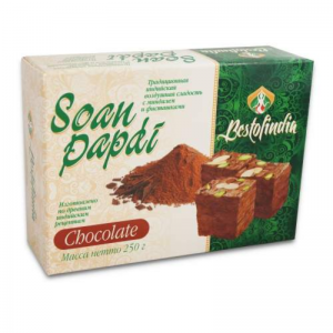  Фото - Воздушные индийские сладости Соан Папди Шоколад Бестофиндия (Soan Papdi Chocolate Bestofindia), 250 г.
