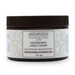 Питательный крем для рук с маслом миндаля и рисовых отрубей Амсарведа (Nourishing Hand Cream Amsarveda), 150 г.